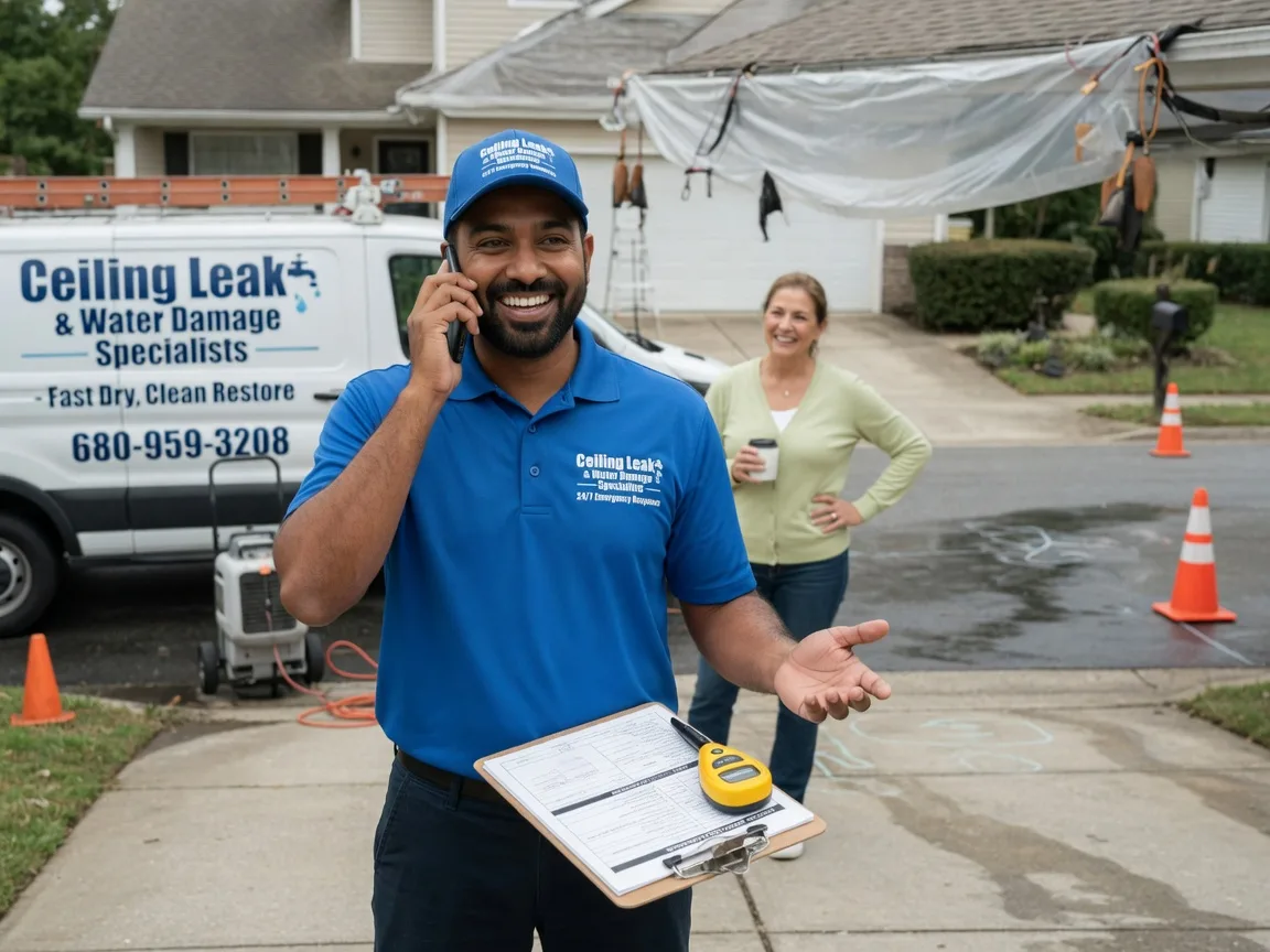 Ceiling Leak Cleanup Guilford, MO FAQs
